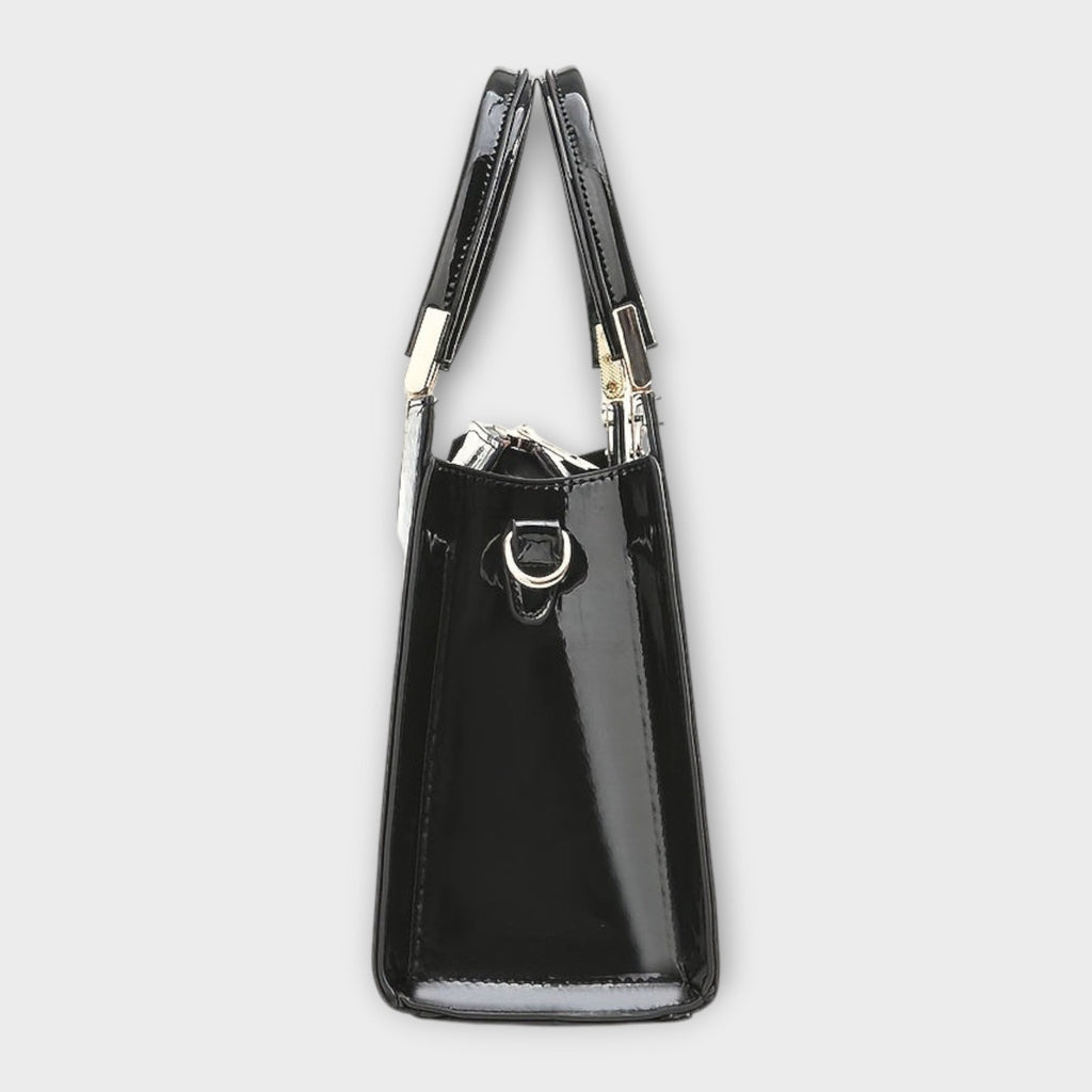 Maison Verdelle - Shiny Crocodile Skin Pattern Handbag