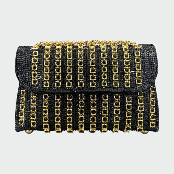 Laviera - Chic Chain Coloured Diamond Shoulder Bag