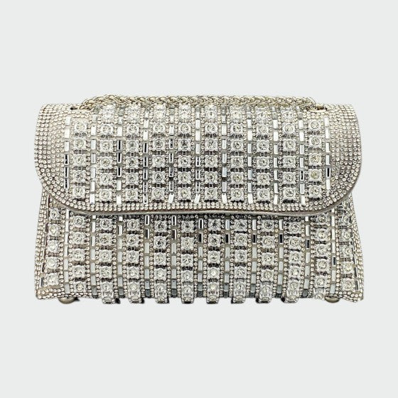 Laviera - Chic Chain Coloured Diamond Shoulder Bag
