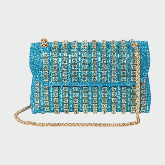 Laviera - Chic Chain Coloured Diamond Shoulder Bag