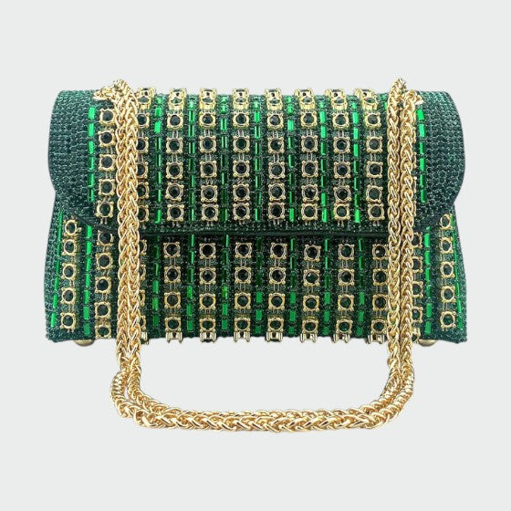 Laviera - Chic Chain Coloured Diamond Shoulder Bag